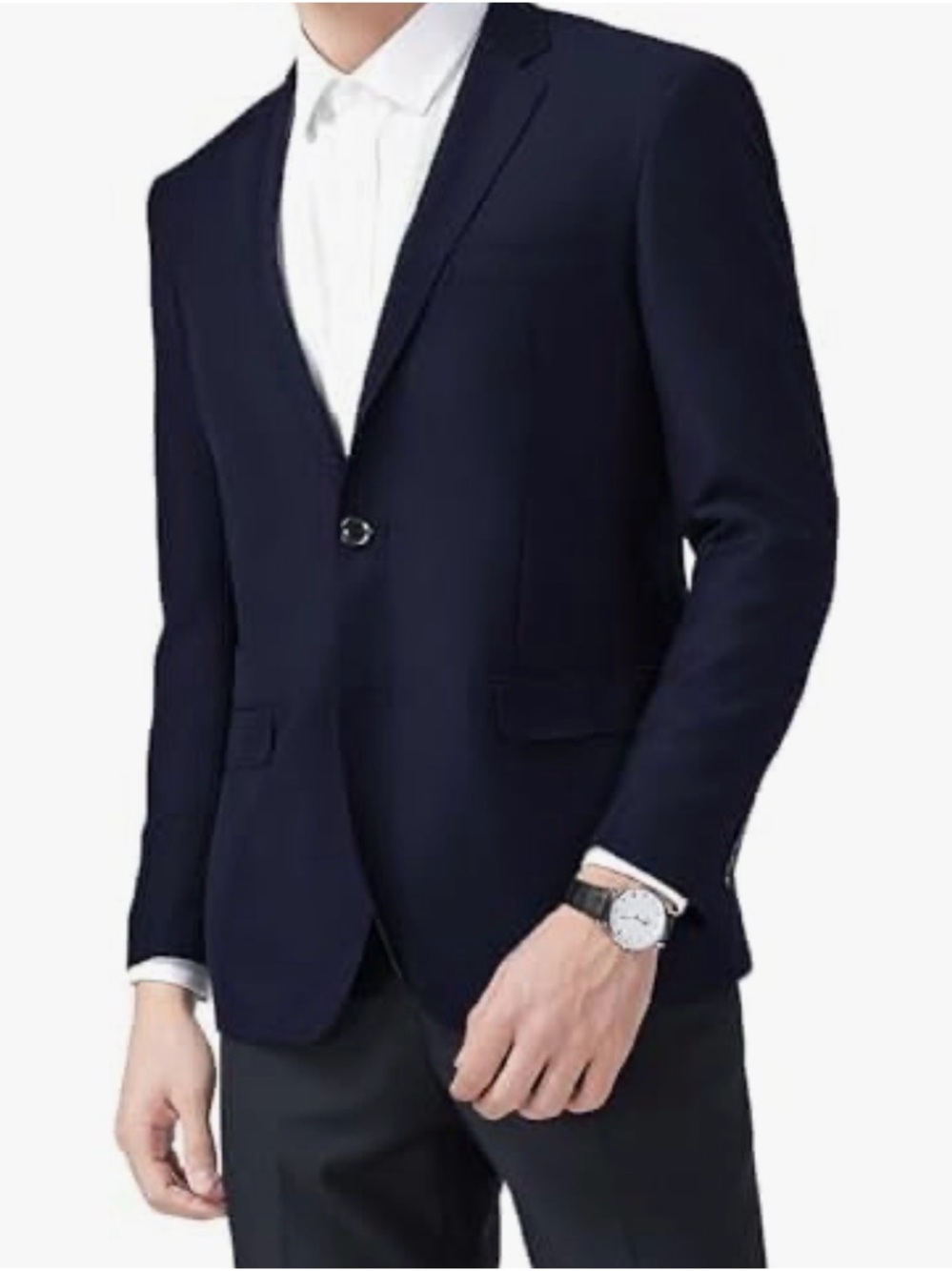 DAVID.ANN Casual Blazer Two Button Lightweight Slim Fit Sport Jacket Sz M Men